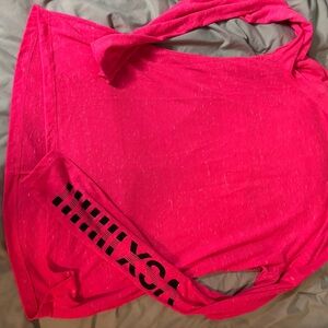 Victoria's Secret Pink Mesh Sport Top